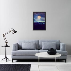 Framed Print - the moon - surrealismtoday