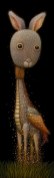 Surrealist Cat Giraffe Creature by Naoto Hattori