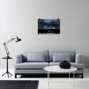Print Wall river of darkness surrealismtoday